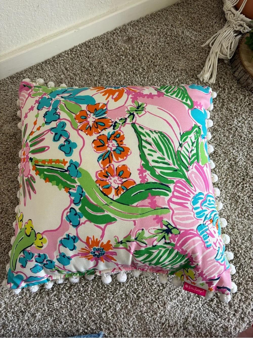 Lilly Pulitzer for Target Throw Pillow “Nosey Posey” Set ☀️